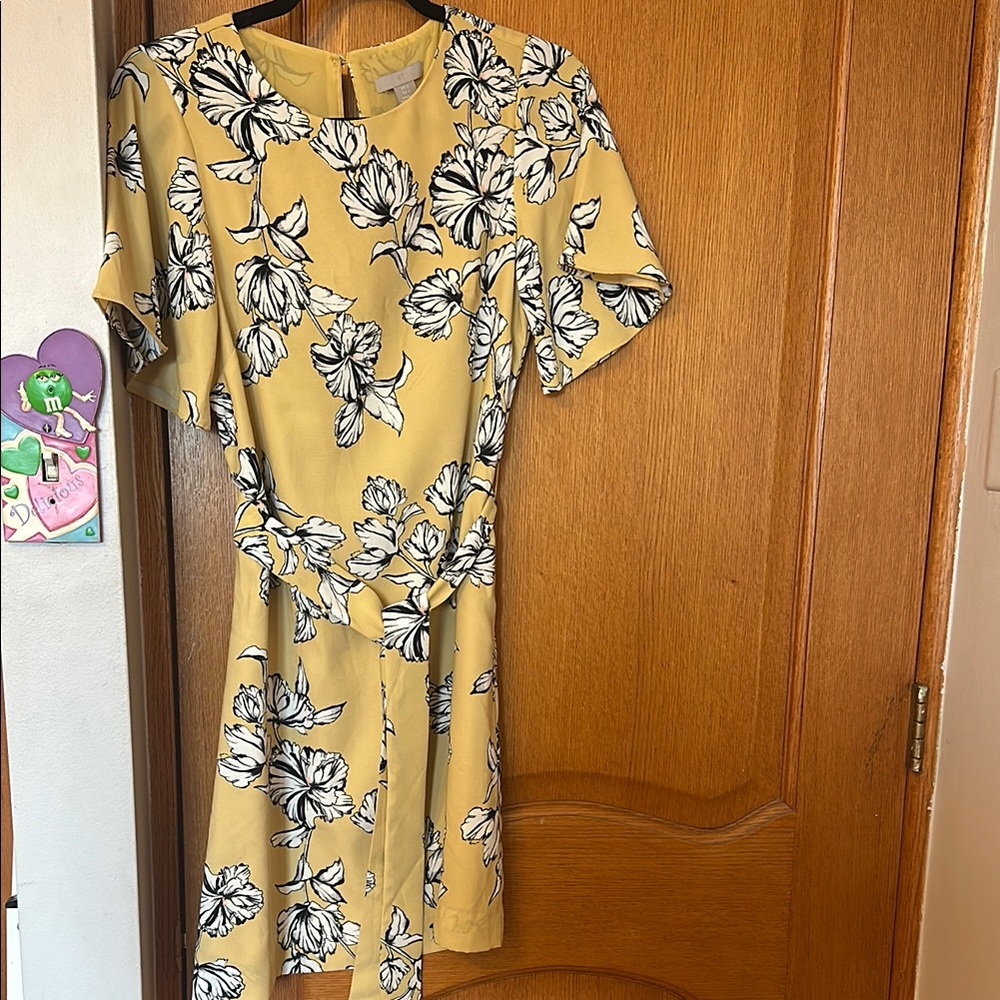 Floral Yellow Dress